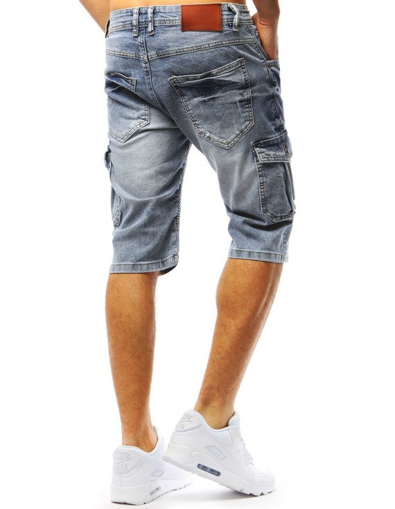 Spodenki męskie jeansowe niebieskie Dstreet SX0725