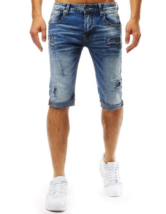 Spodenki męskie jeansowe niebieskie Dstreet SX0942
