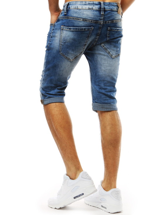 Spodenki męskie jeansowe niebieskie Dstreet SX0942