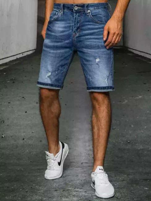 Spodenki męskie jeansowe niebieskie Dstreet SX1532