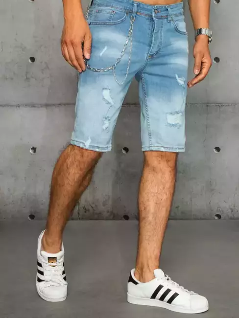 Spodenki męskie jeansowe niebieskie Dstreet SX1546