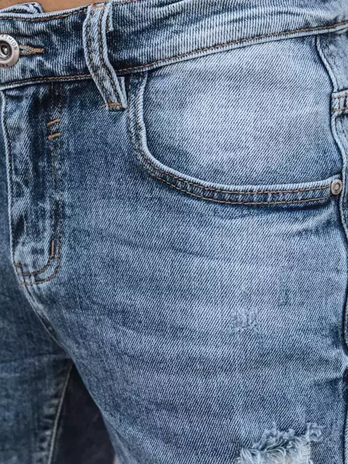 Spodenki męskie jeansowe niebieskie Dstreet SX2133
