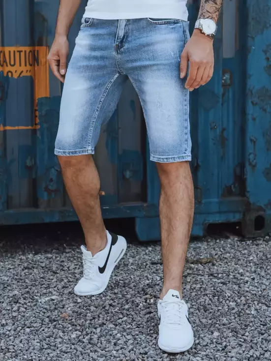 Spodenki męskie jeansowe niebieskie Dstreet SX2137