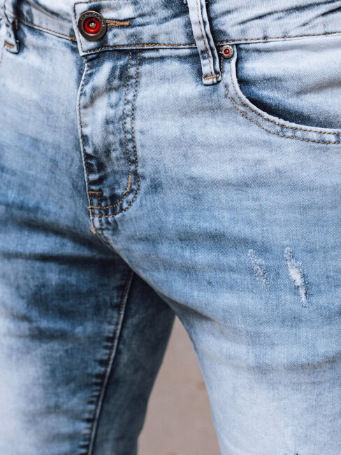 Spodenki męskie jeansowe niebieskie Dstreet SX2397