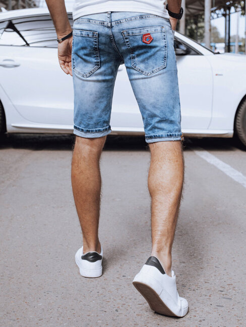 Spodenki męskie jeansowe niebieskie Dstreet SX2397