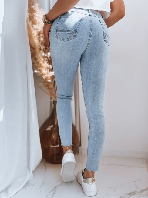 Spodnie damskie MASLIN jeansowe niebieskie Dstreet UY1464