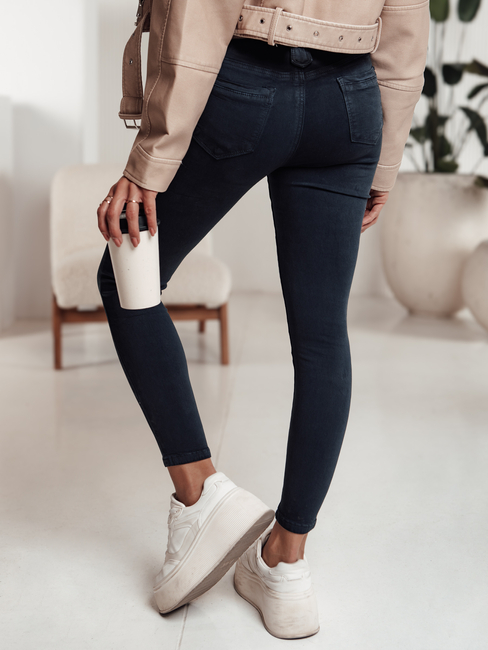 Spodnie damskie STYLELIFT skinny jeans niebieskie Dstreet UY2201