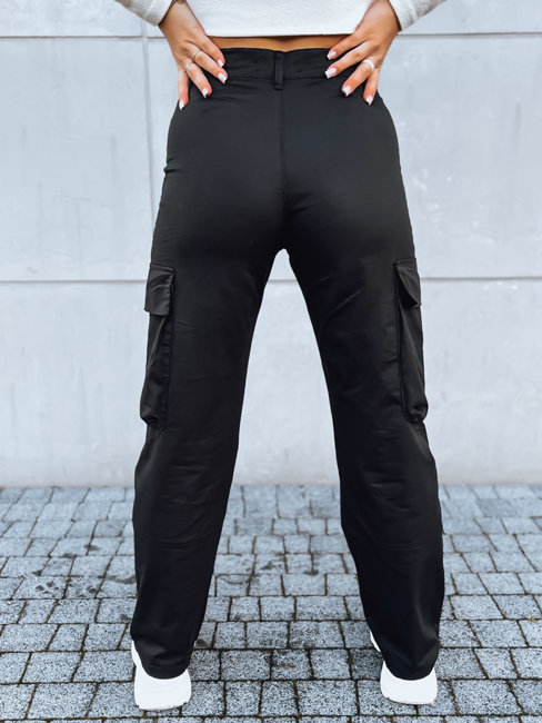 Spodnie damskie baggy SAFRI czarne Dstreet UY1681