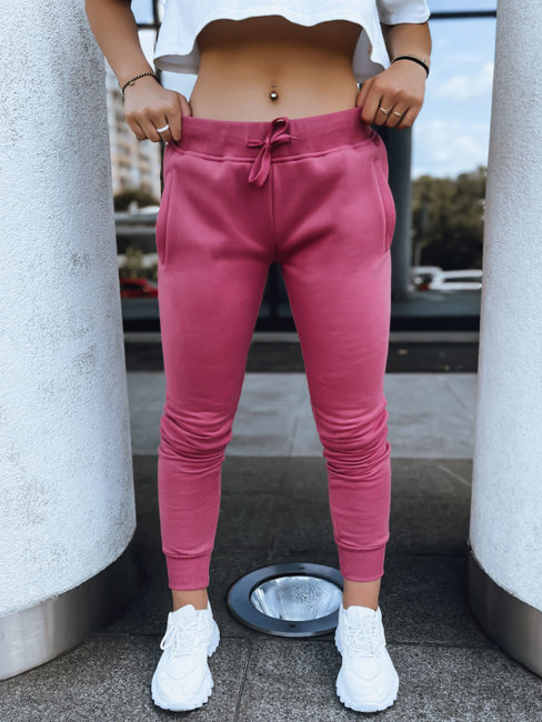 Spodnie damskie dresowe FITS purpurowe UY0579