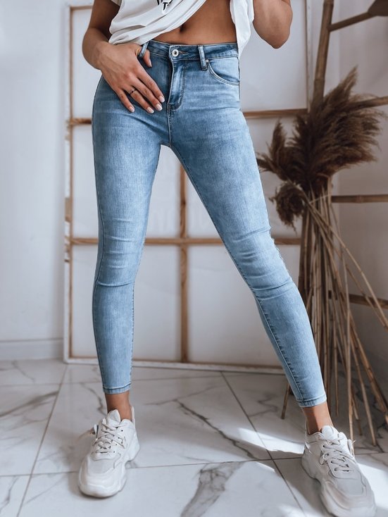 Spodnie damskie jeansowe ALLY niebieskie Dstreet UY0885