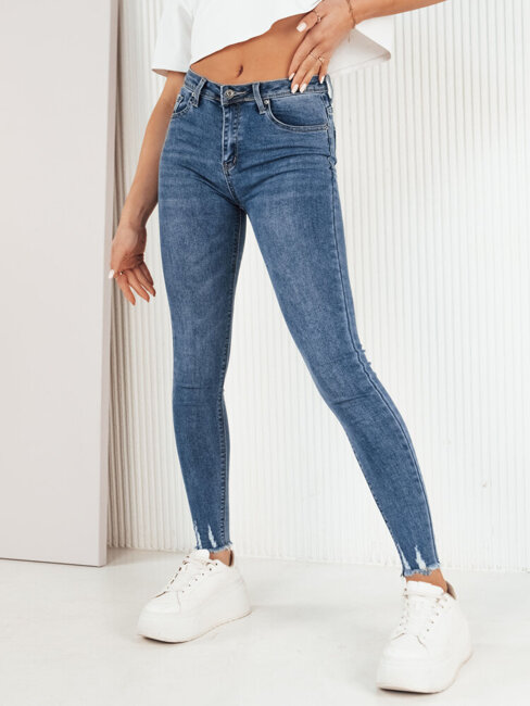 Spodnie damskie jeansowe CARLET niebieskie Dstreet UY1992