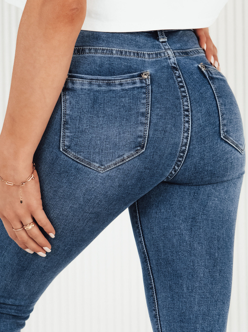 Spodnie damskie jeansowe CARLET niebieskie Dstreet UY1992