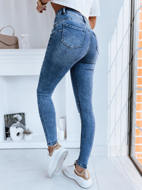 Spodnie damskie jeansowe DIVERIO ciemnoniebieskie Dstreet UY1748