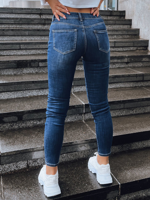 Spodnie damskie jeansowe EMILY ROSE niebieskie Dstreet UY1600