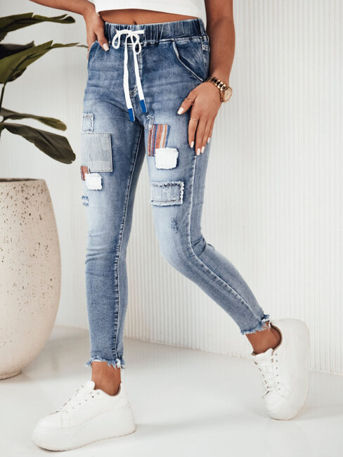 Spodnie damskie jeansowe FELICE niebieskie Dstreet UY1858