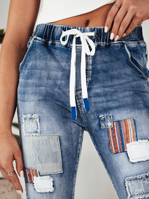 Spodnie damskie jeansowe FELICE niebieskie Dstreet UY1858