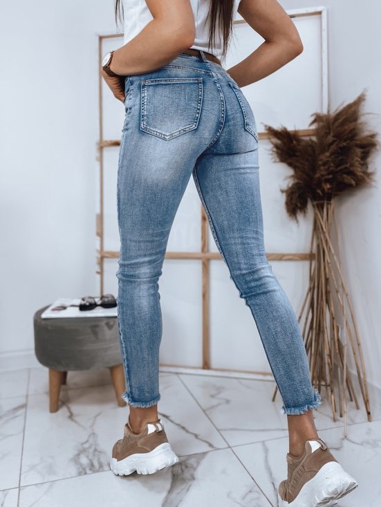 Spodnie damskie jeansowe KARLA niebieskie Dstreet UY0855