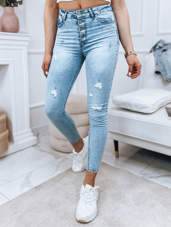 Spodnie damskie jeansowe MEGAN niebieskie Dstreet UY1202