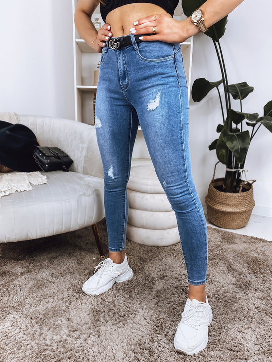 Spodnie damskie jeansowe MIRABELL niebieskie Dstreet UY1242