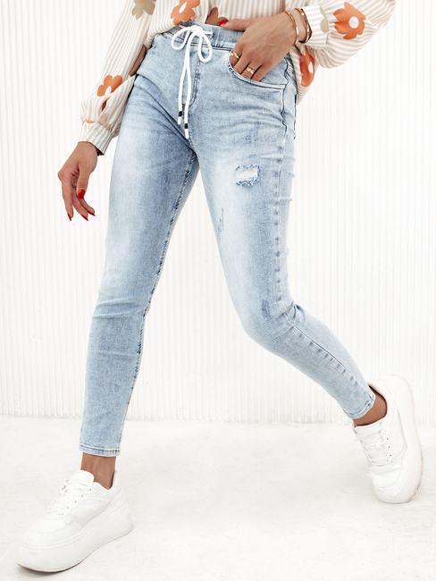 Spodnie damskie jeansowe STYLEFIT niebieskie Dstreet UY2128