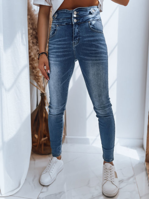 Spodnie damskie jeansowe TATI ciemnoniebieskie Dstreet UY1448