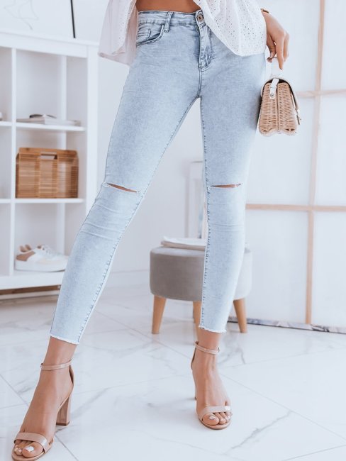 Spodnie damskie jeansowe THINA niebieskie Dstreet UY0948