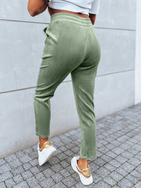 Spodnie dresowe damskie ASTRO zielone Dstreet UY1662