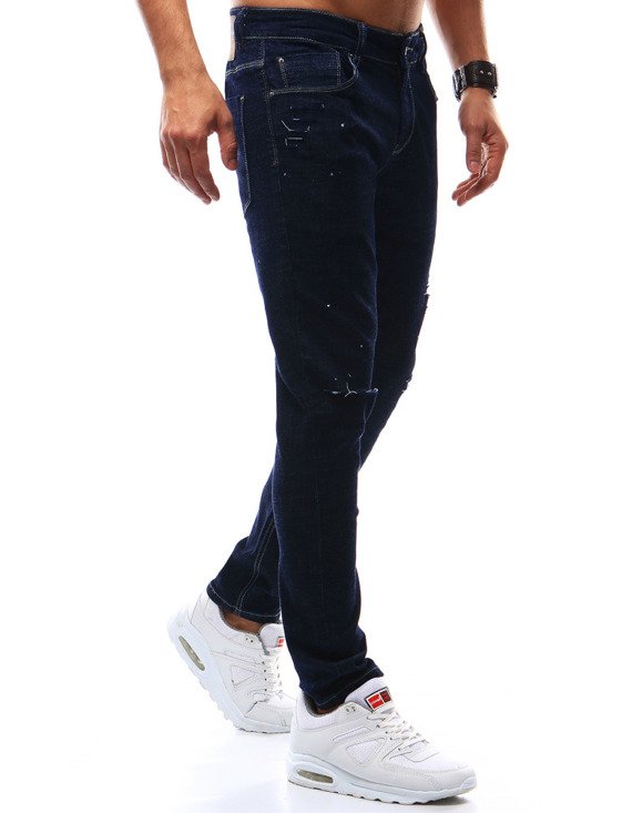 Spodnie jeansowe męskie granatowe Dstreet UX0931