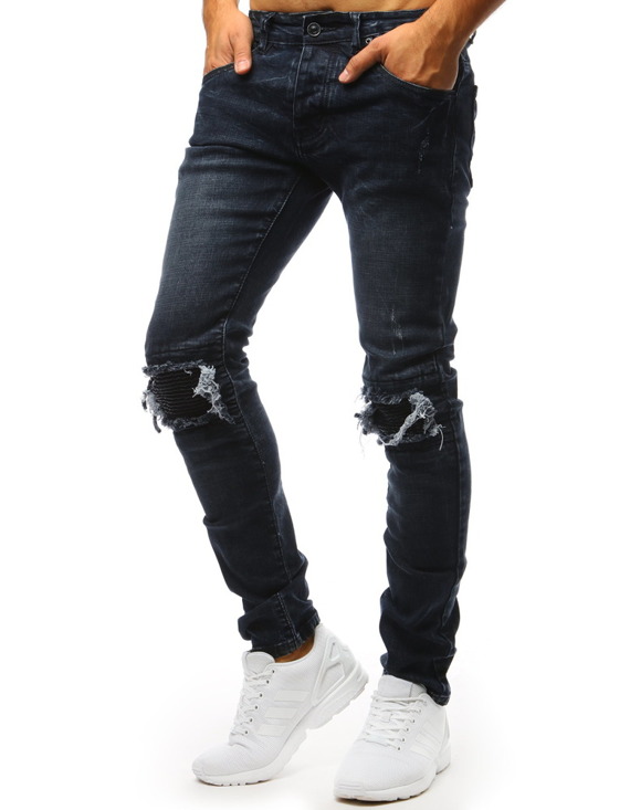 Spodnie jeansowe męskie granatowe Dstreet UX1432