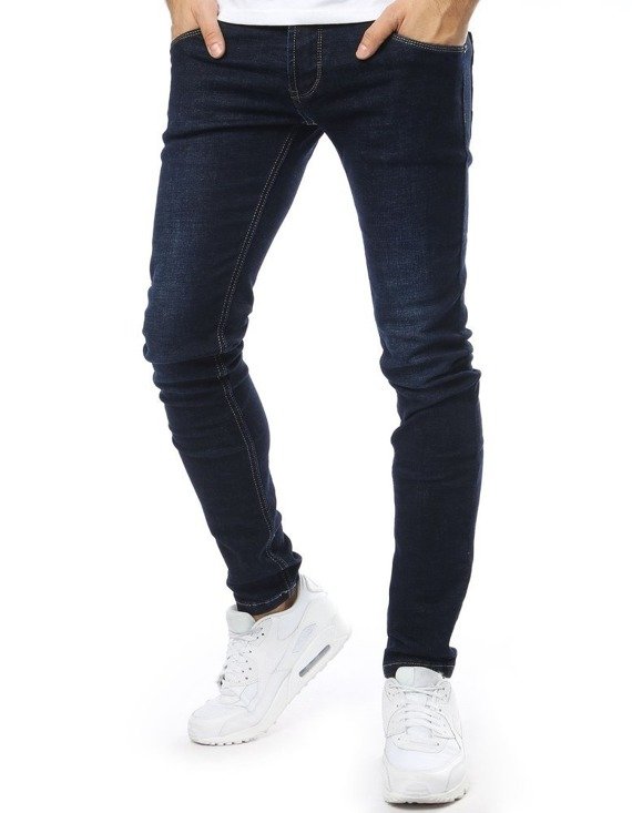Spodnie jeansowe męskie granatowe Dstreet UX2169