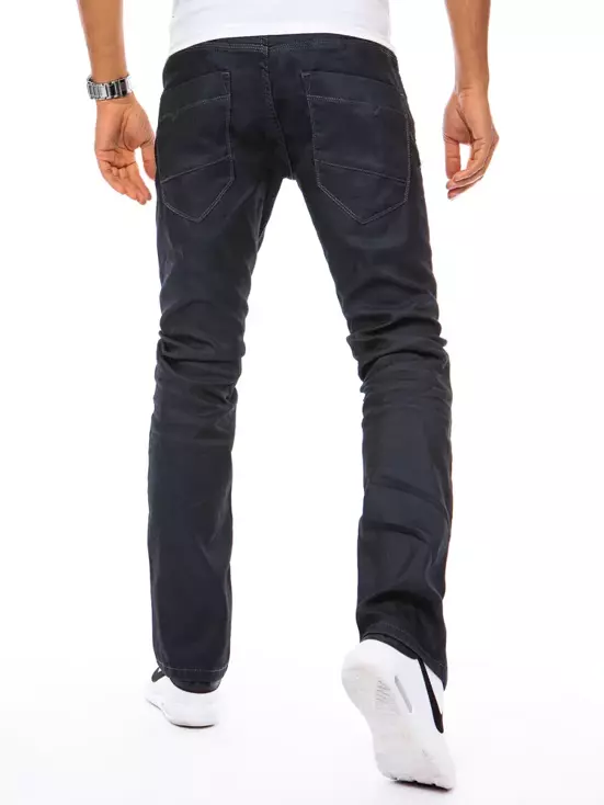 Spodnie jeansowe męskie granatowe UX1441