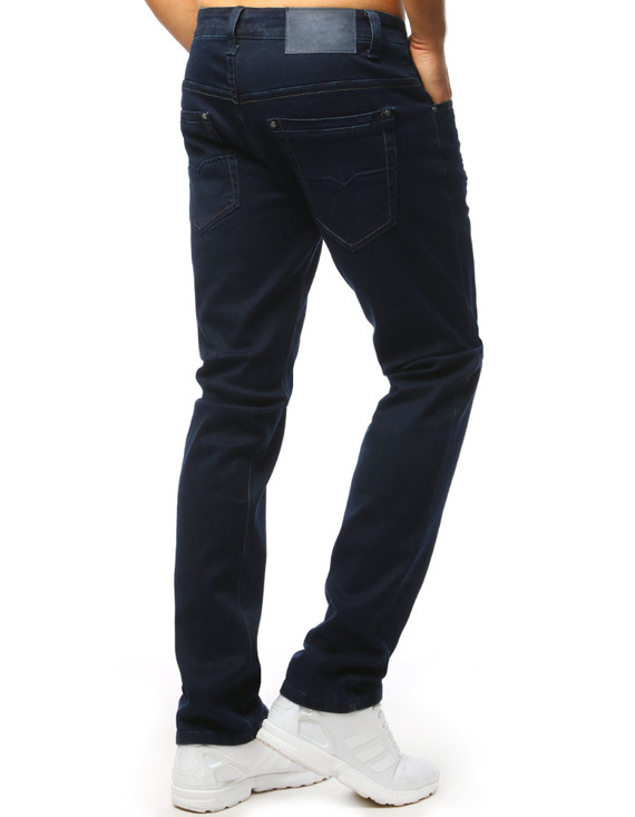 Spodnie jeansowe męskie granatowe UX1495