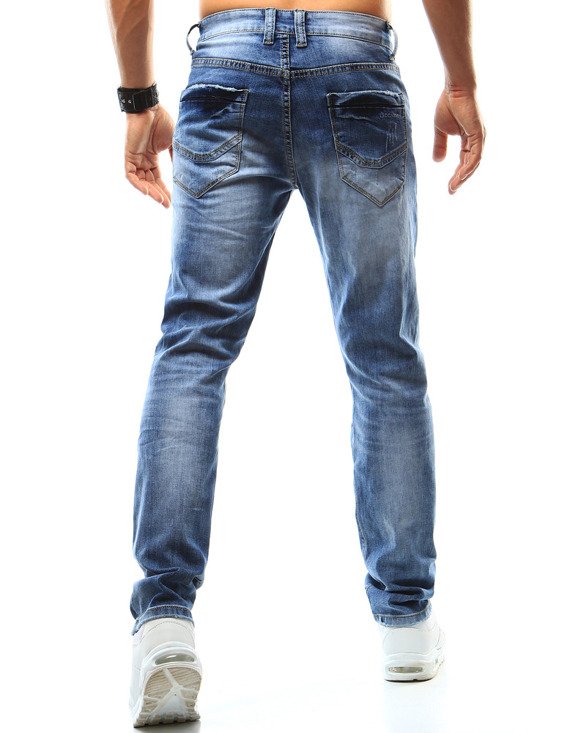 Spodnie jeansowe męskie niebieskie Dstreet UX0935