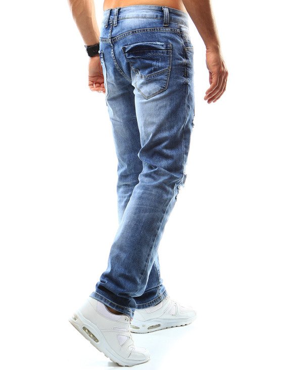 Spodnie jeansowe męskie niebieskie Dstreet UX0935