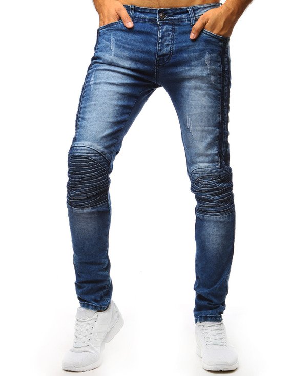 Spodnie jeansowe męskie niebieskie Dstreet UX1348
