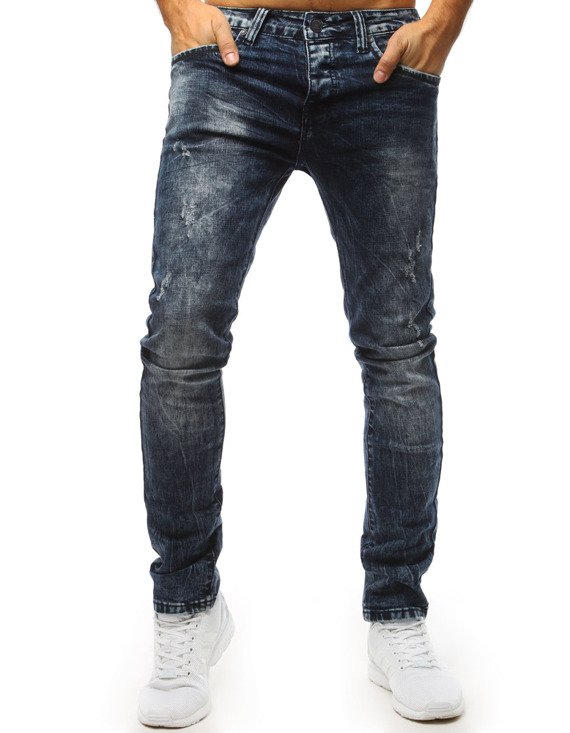 Spodnie jeansowe męskie niebieskie Dstreet UX1483