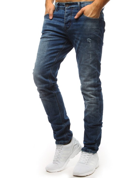 Spodnie jeansowe męskie niebieskie Dstreet UX1513
