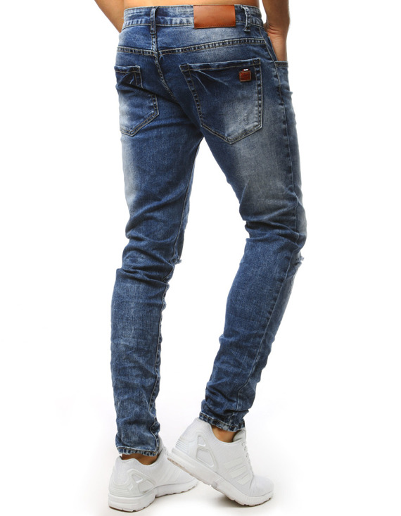 Spodnie jeansowe męskie niebieskie Dstreet UX1543