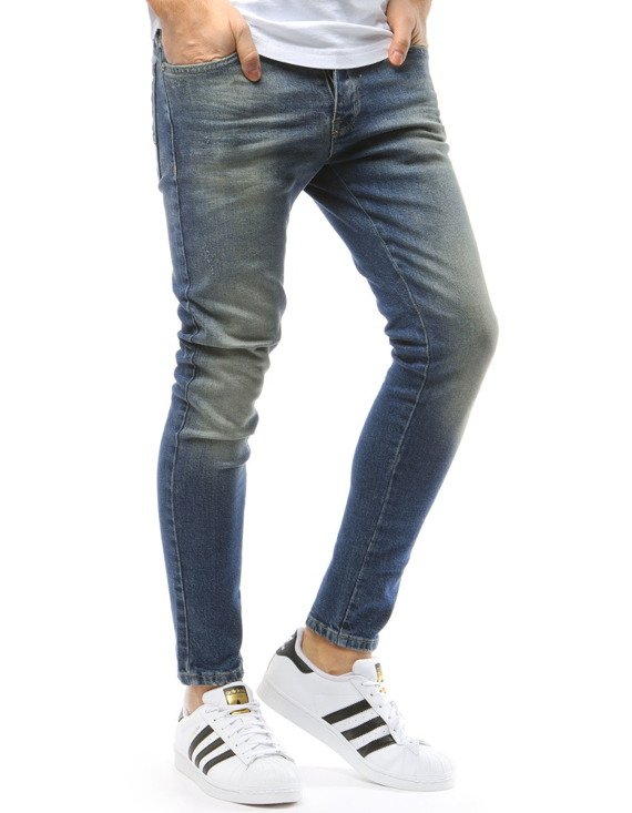 Spodnie jeansowe męskie niebieskie Dstreet UX1734