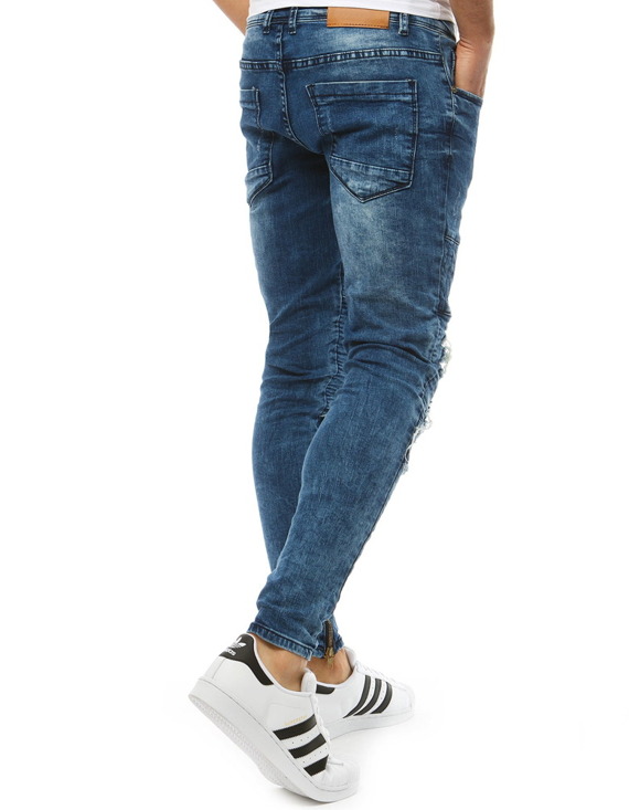 Spodnie jeansowe męskie niebieskie Dstreet UX1854