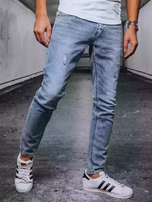 Spodnie jeansowe męskie niebieskie Dstreet UX2478