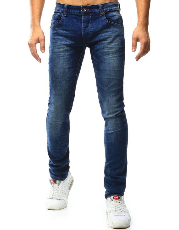 Spodnie jeansowe męskie niebieskie UX1012