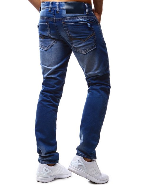 Spodnie jeansowe męskie niebieskie UX1188