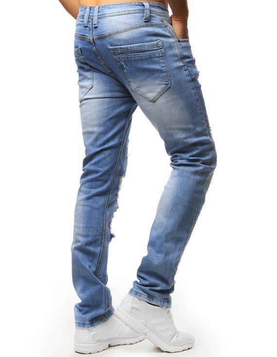 Spodnie jeansowe męskie niebieskie UX1302