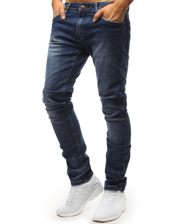 Spodnie jeansowe męskie niebieskie UX1317