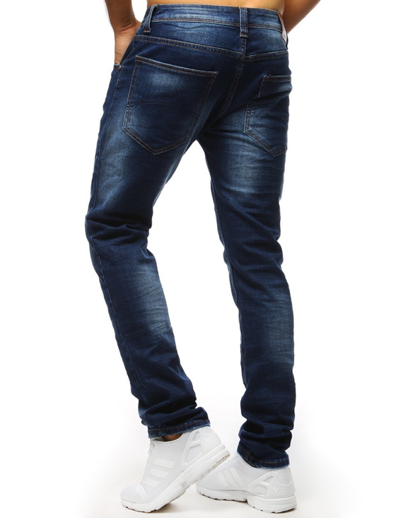Spodnie jeansowe męskie niebieskie UX1318