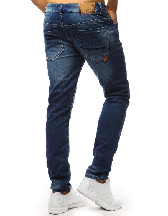 Spodnie jeansowe męskie niebieskie UX1342