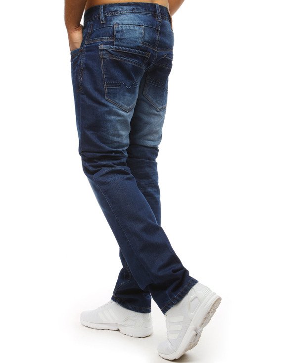 Spodnie jeansowe męskie niebieskie UX1480