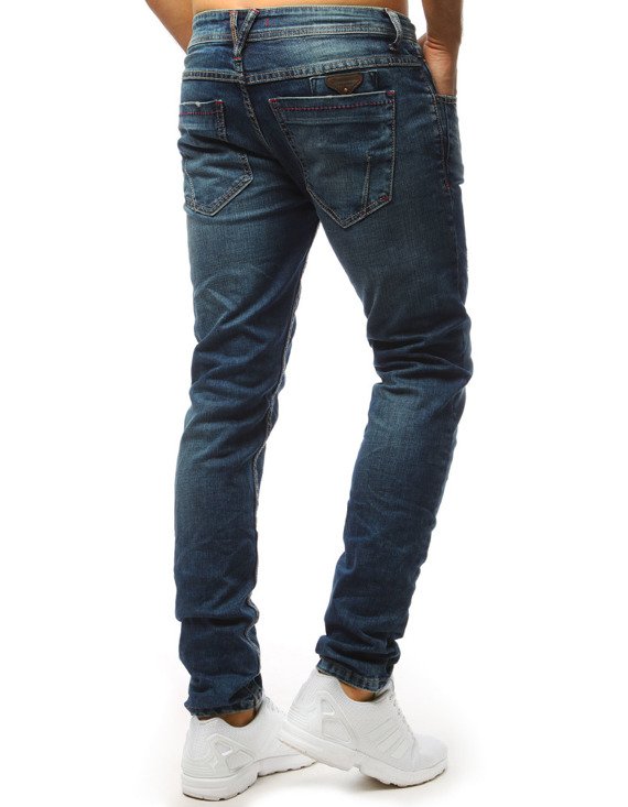 Spodnie jeansowe męskie niebieskie UX1487