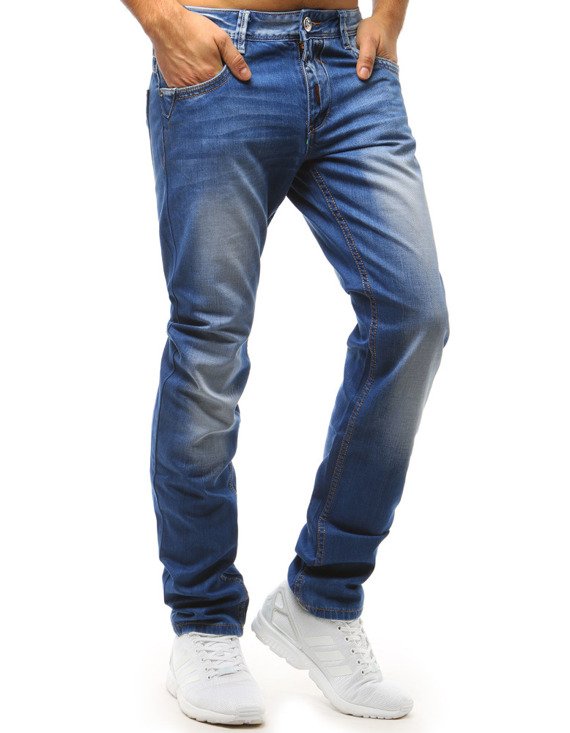 Spodnie jeansowe męskie niebieskie UX1521